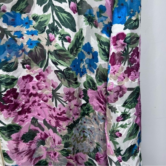 Victoria's Secret Gold Label Vintage Floral Shirt Dress Pajama Pink Size Small - Picture 9 of 15